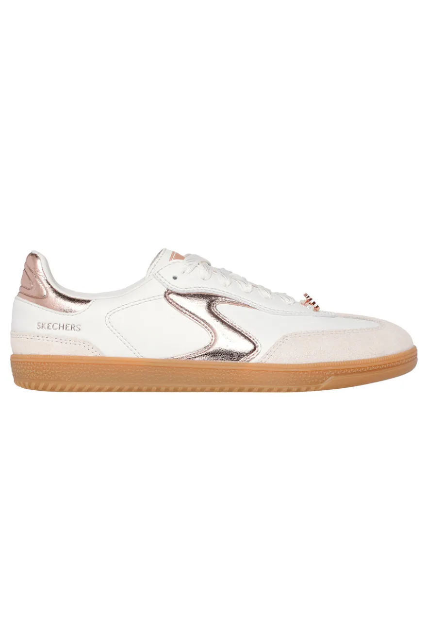 Sneakers bianche stile court con Memory Foam Skechers Hotshot Cool Glow
