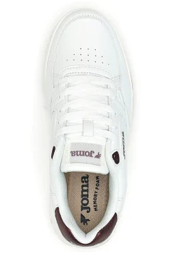 Sneakers bianche stile tennis con dettagli bordeaux Joma CStadium Lady 2520