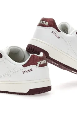 Sneakers bianche stile tennis con dettagli bordeaux Joma CStadium Lady 2520