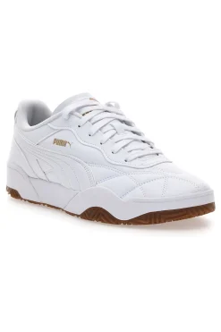 Sneakers bianche suola marrone Puma Tifosi