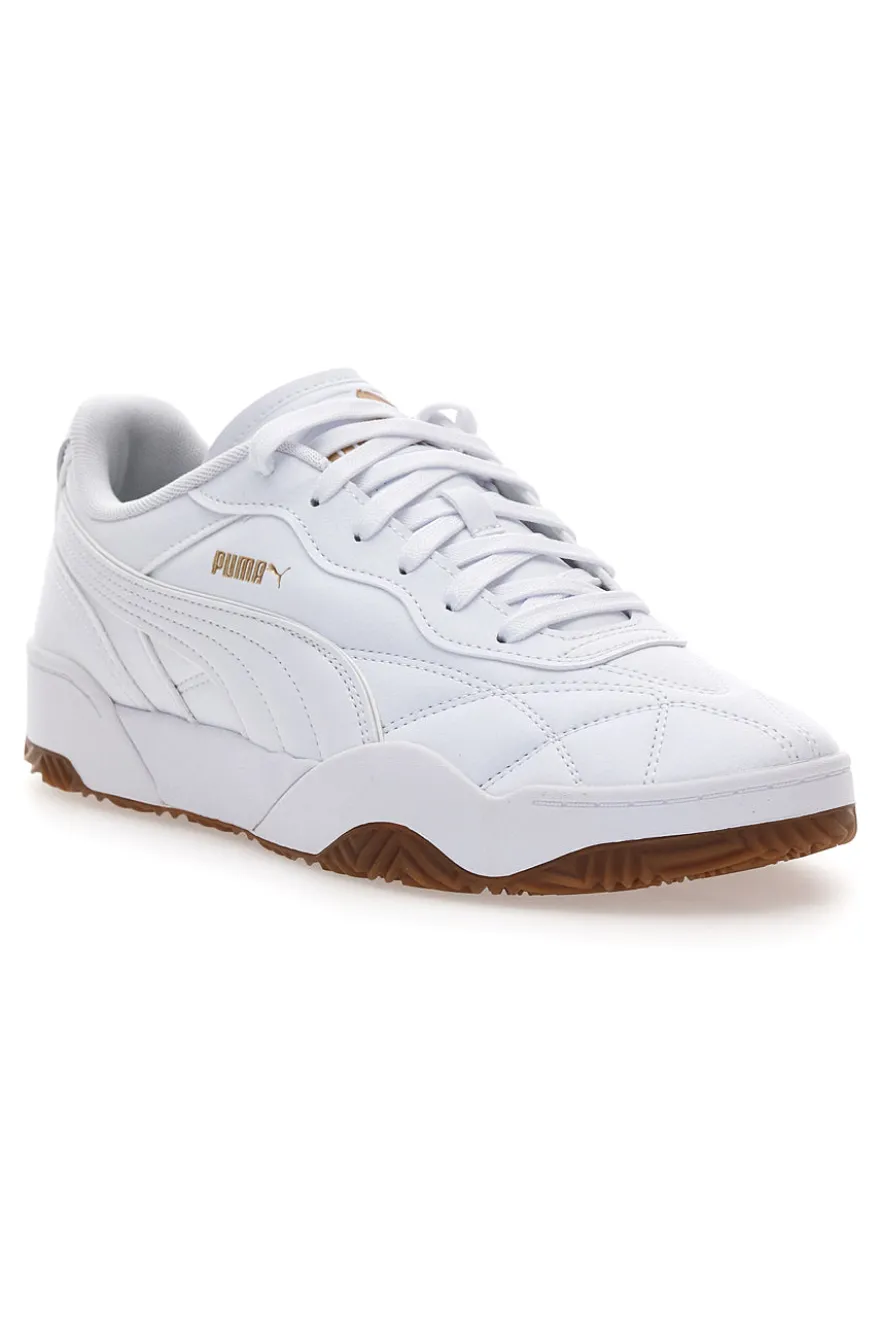 Sneakers bianche suola marrone Puma Tifosi