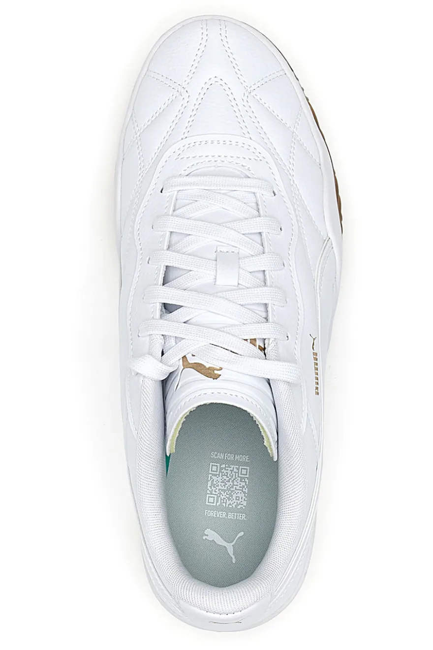 Sneakers bianche suola marrone Puma Tifosi