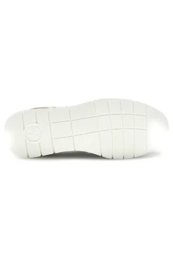 Sneakers bianche traforate in pelle con suoletta estraibile Prima riga 33314