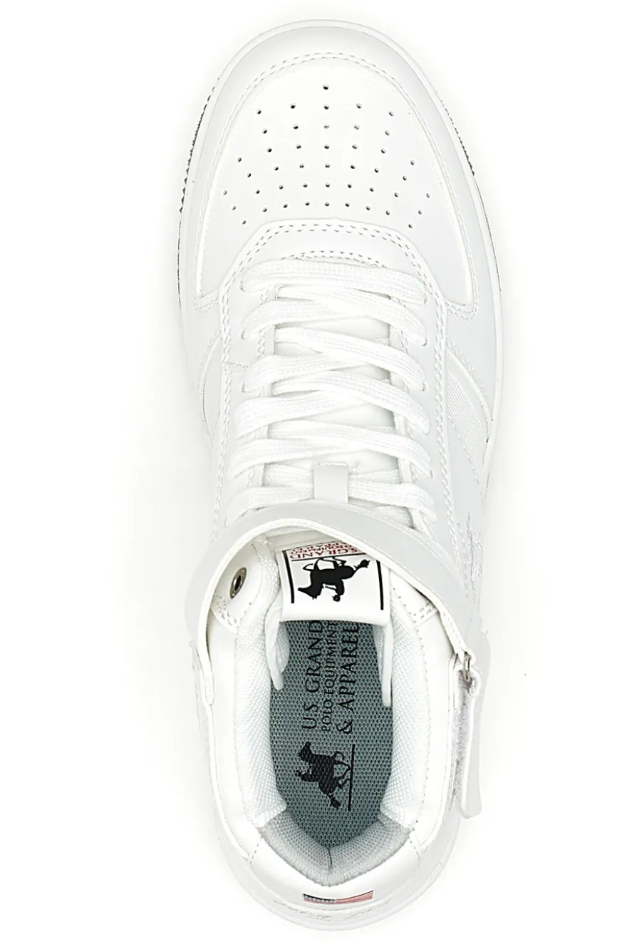 Sneakers Bianche U.S. Grand Polo Kevin Mid