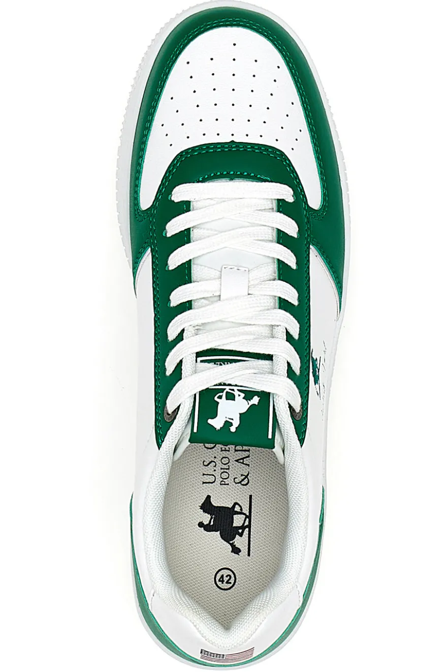 Sneakers Bianche/Verdi da Uomo U.S. Grand Polo 41471