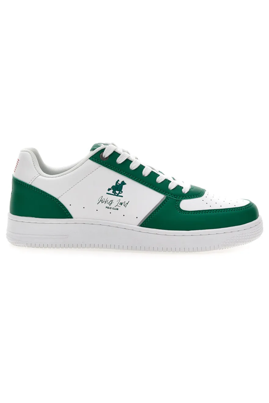 Sneakers Bianche/Verdi da Uomo U.S. Grand Polo 41471