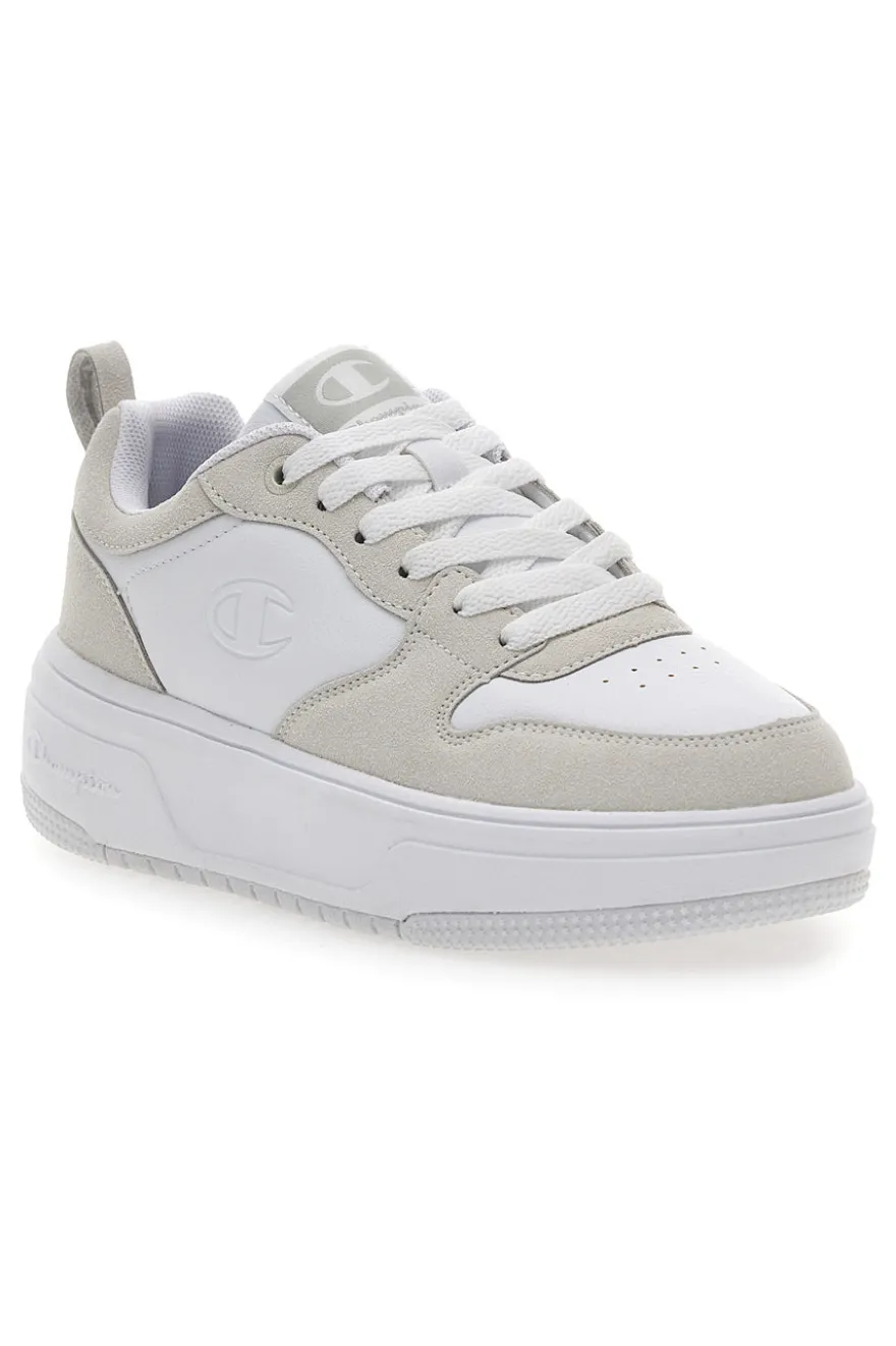 Sneakers Bianco Beige Con Platform CHAMPION RD18 LITE LOW