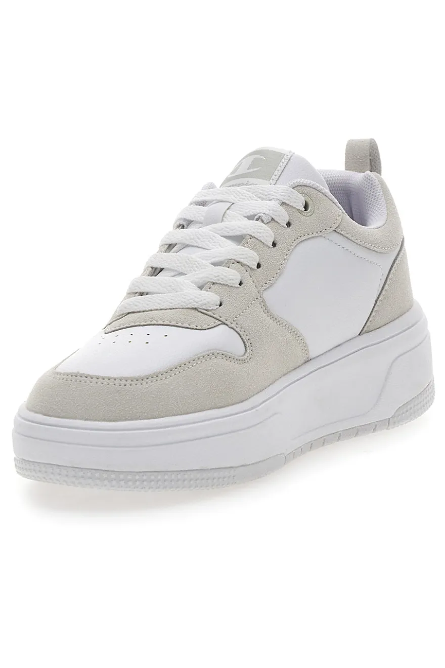 Sneakers Bianco Beige Con Platform CHAMPION RD18 LITE LOW