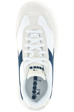 Sneakers bianco blu con lacci Diadora Kick SL