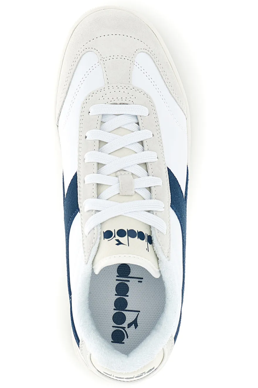 Sneakers bianco blu con lacci Diadora Kick SL