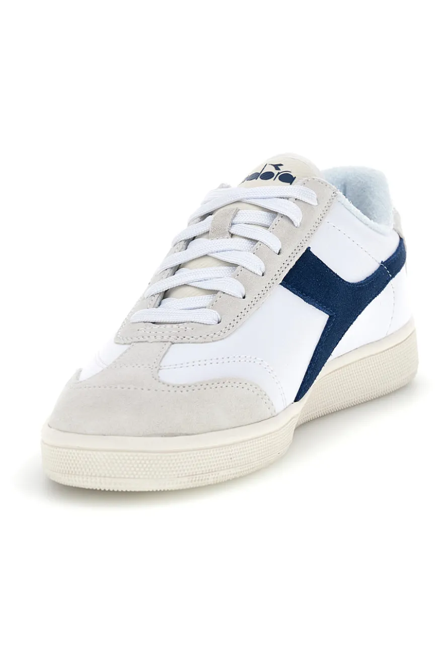 Sneakers bianco blu con lacci Diadora Kick SL