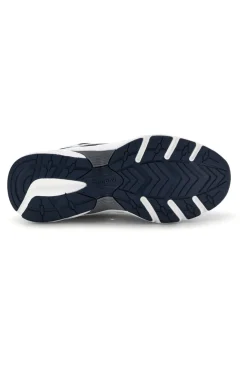 Sneakers bianco con inserti navy e silver Reebok Belwave