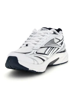 Sneakers bianco con inserti navy e silver Reebok Belwave