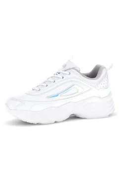 Sneakers bianco con platform e inserti olografici Fila Skye ZP Wmn
