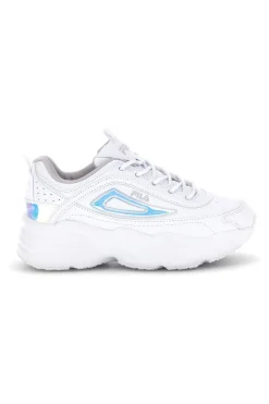 Sneakers bianco con platform e inserti olografici Fila Skye ZP Wmn
