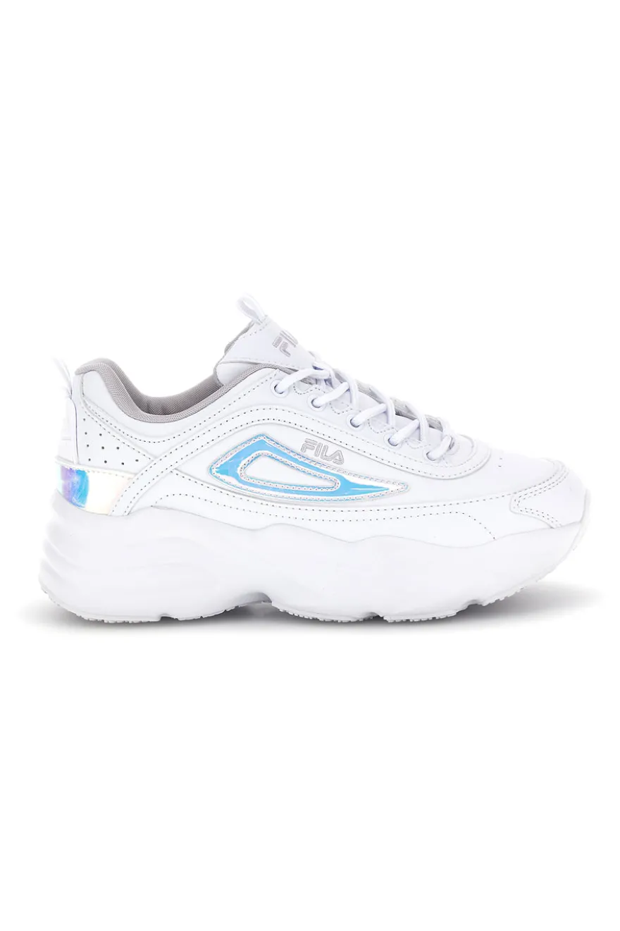 Sneakers bianco con platform e inserti olografici Fila Skye ZP Wmn