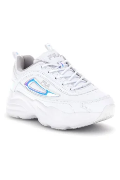 Sneakers bianco con platform e inserti olografici Fila Skye ZP Wmn