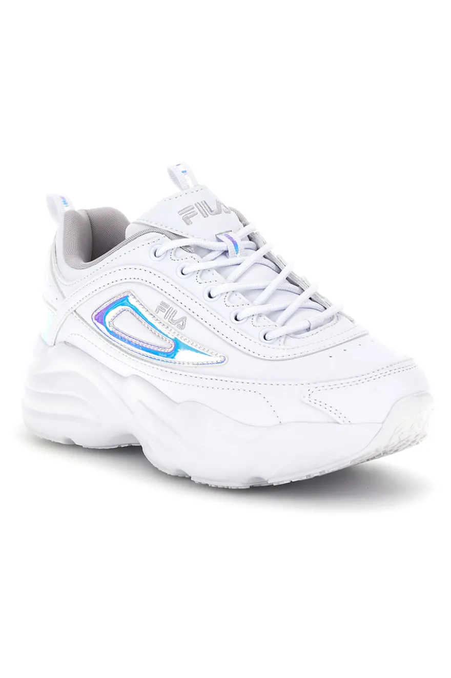 Sneakers bianco con platform e inserti olografici Fila Skye ZP Wmn