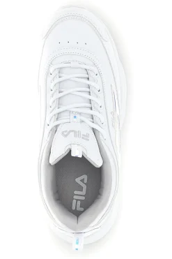 Sneakers bianco con platform e inserti olografici Fila Skye ZP Wmn