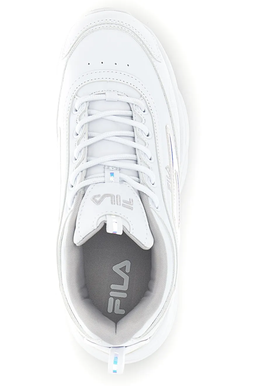 Sneakers bianco con platform e inserti olografici Fila Skye ZP Wmn