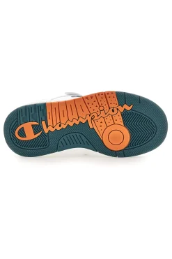 Sneakers bianco dettagli verdi e arancioni Champion Rd18 Heritage Evolve B Ps