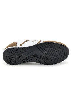 Sneakers bianco e beige con suoletta estraibile Marina militare MM255
