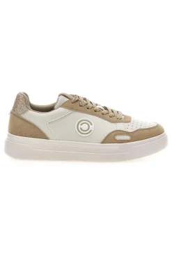 Sneakers Bianco e Beige platform in pelle Pittarello capsule Casey