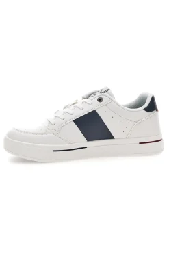 Sneakers Bianco e Blu Beverly hills polo club BHM614100