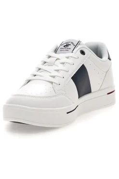 Sneakers Bianco e Blu Beverly hills polo club BHM614100
