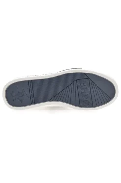 Sneakers Bianco e Blu Beverly hills polo club BHM614100