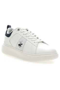 Sneakers Bianco e Blu Beverly hills polo club BHM614400