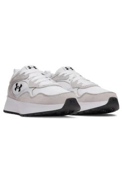 Sneakers bianco e grigio chiaro con dettagli a contrasto Under armour Mirage Sport