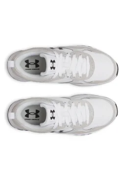 Sneakers bianco e grigio chiaro con dettagli a contrasto Under armour Mirage Sport