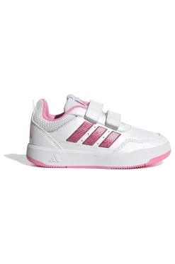 Sneakers Bianco e rosa con strappi Adidas Tensaur Sport 3.0 CF K