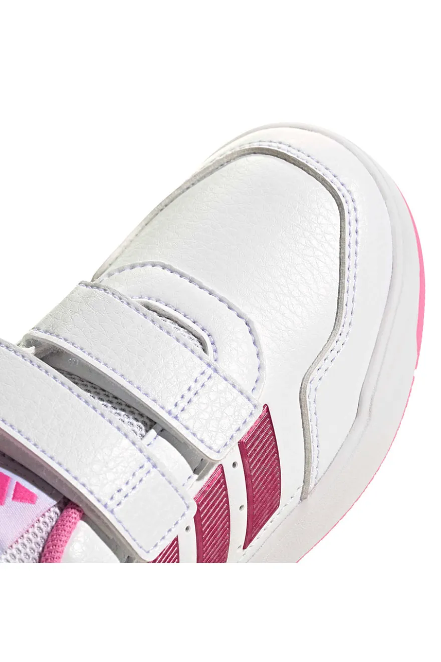 Sneakers Bianco e rosa con strappi Adidas Tensaur Sport 3.0 CF K