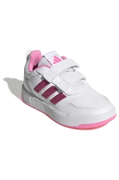 Sneakers Bianco e rosa con strappi Adidas Tensaur Sport 3.0 CF K