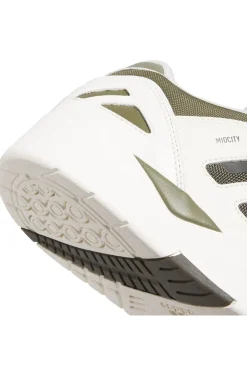 Sneakers bianco e verde Adidas Midcity Low
