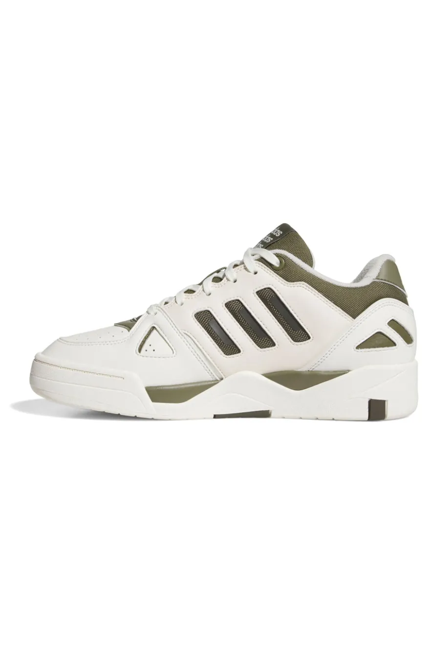 Sneakers bianco e verde Adidas Midcity Low