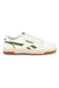 Sneakers bianco e verde rétro con suola in gomma Reebok Match Prime V2