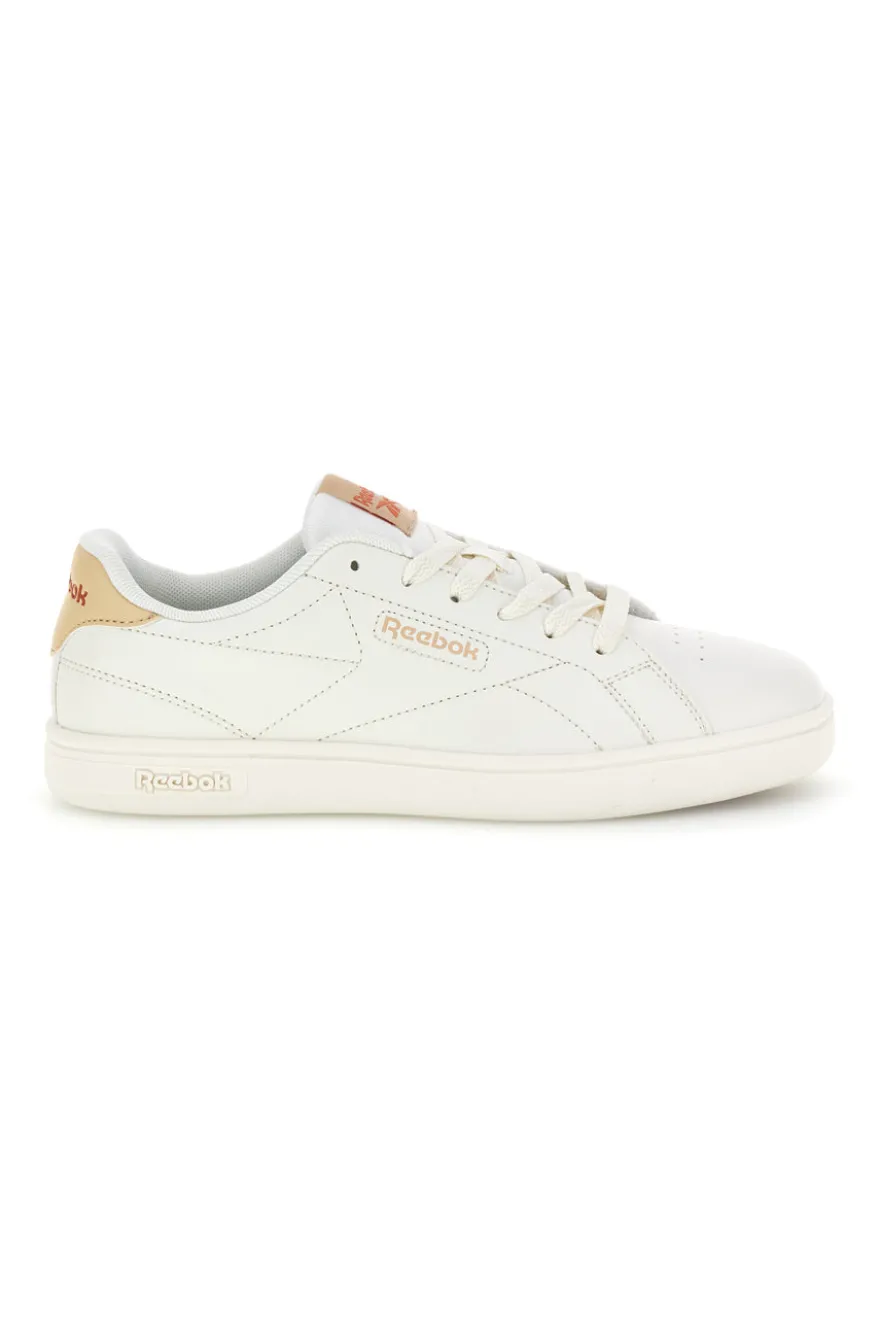 Sneakers bianco inserti beige Reebok Court Clean