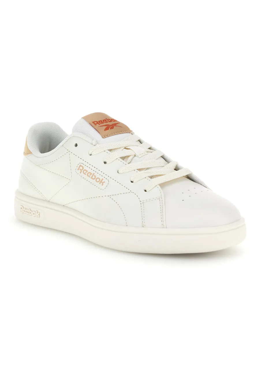 Sneakers bianco inserti beige Reebok Court Clean