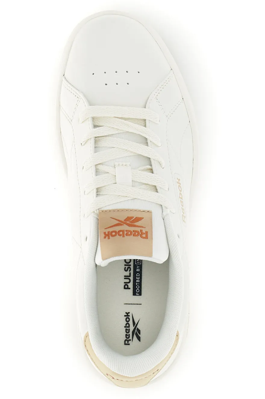 Sneakers bianco inserti beige Reebok Court Clean