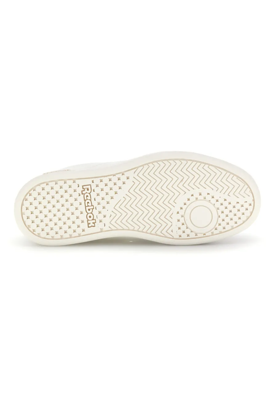 Sneakers bianco inserti beige Reebok Court Clean
