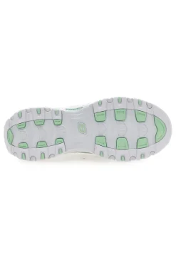 Sneakers bianco multicolor Memory Foam Skechers D'lites Blooming Fields