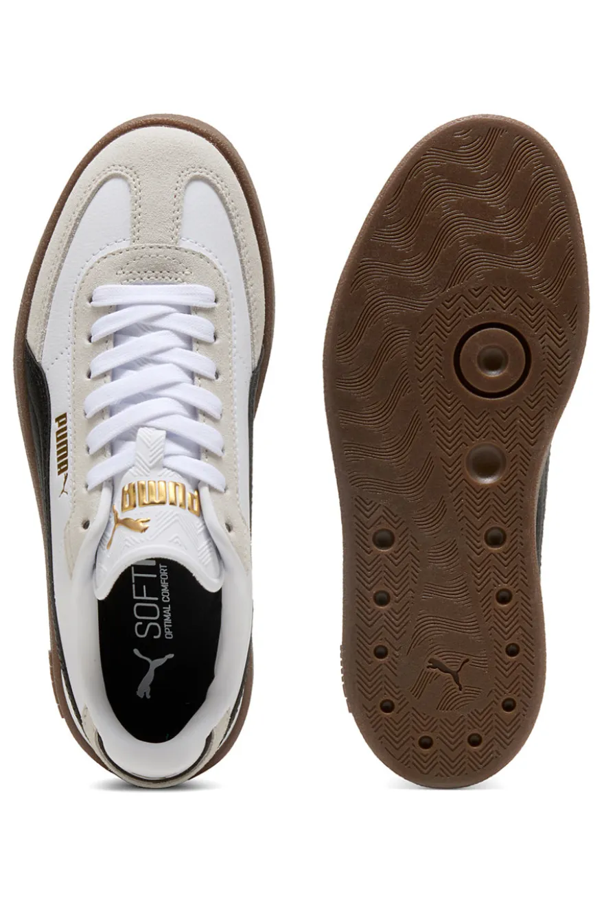 Sneakers bianco pelle Puma Club II Eva Jr