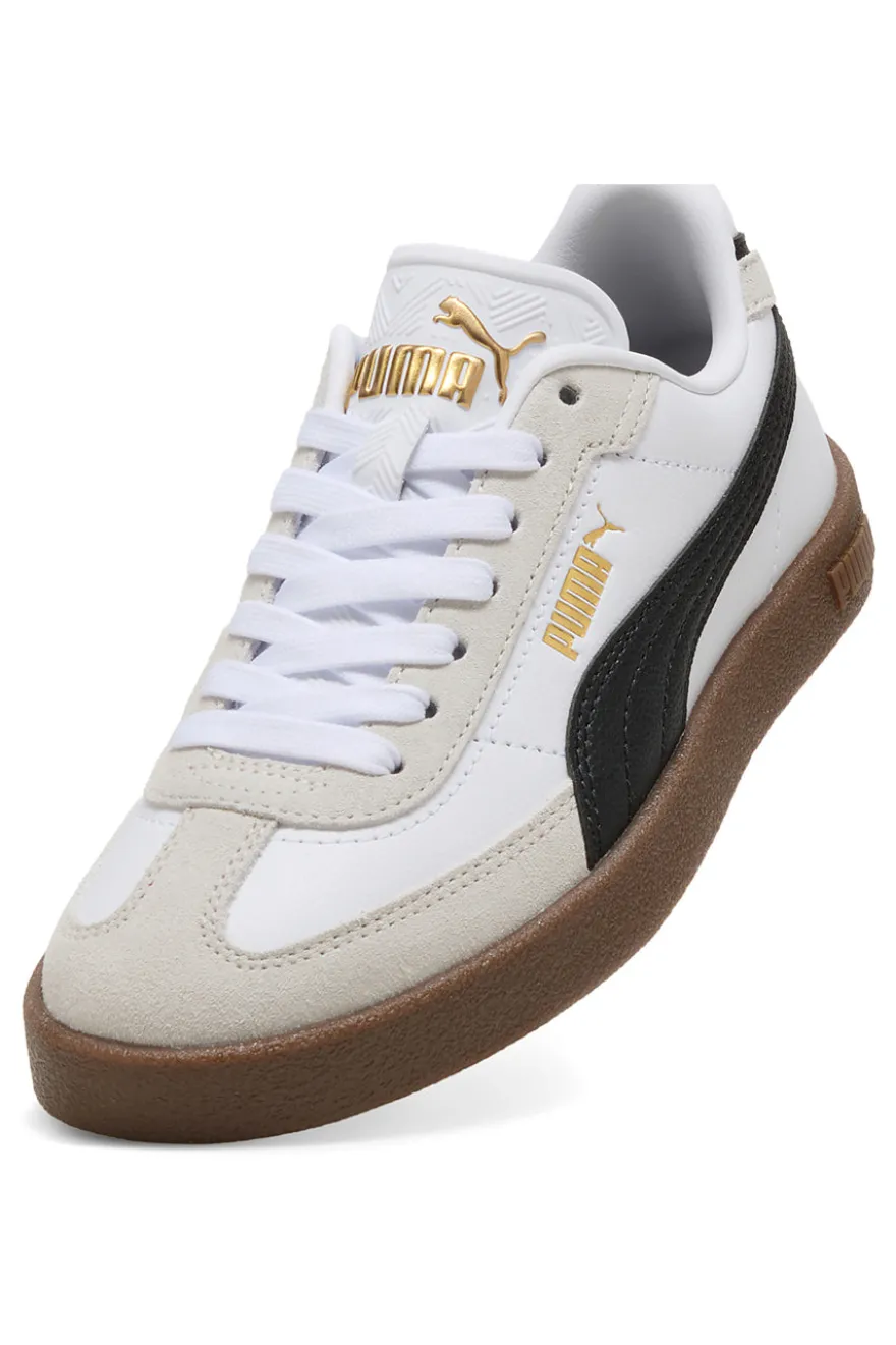 Sneakers bianco pelle Puma Club II Eva Jr