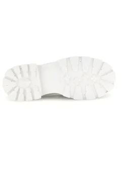 Sneakers bianco platform suoletta estraibile tomaia ricamata Freddy S2617FY7690
