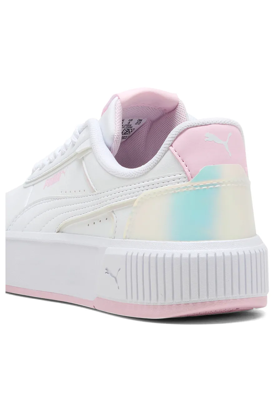 Sneakers Bianco platform hologram Puma Carina Mia Holo 2 Jr