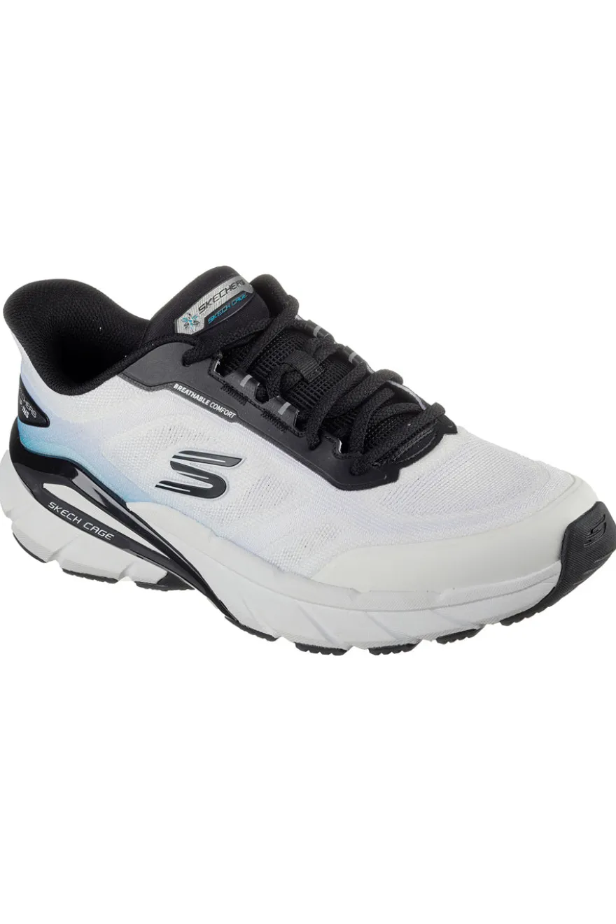 Sneakers bianco Slip Ins in mesh Skechers Skech Cage