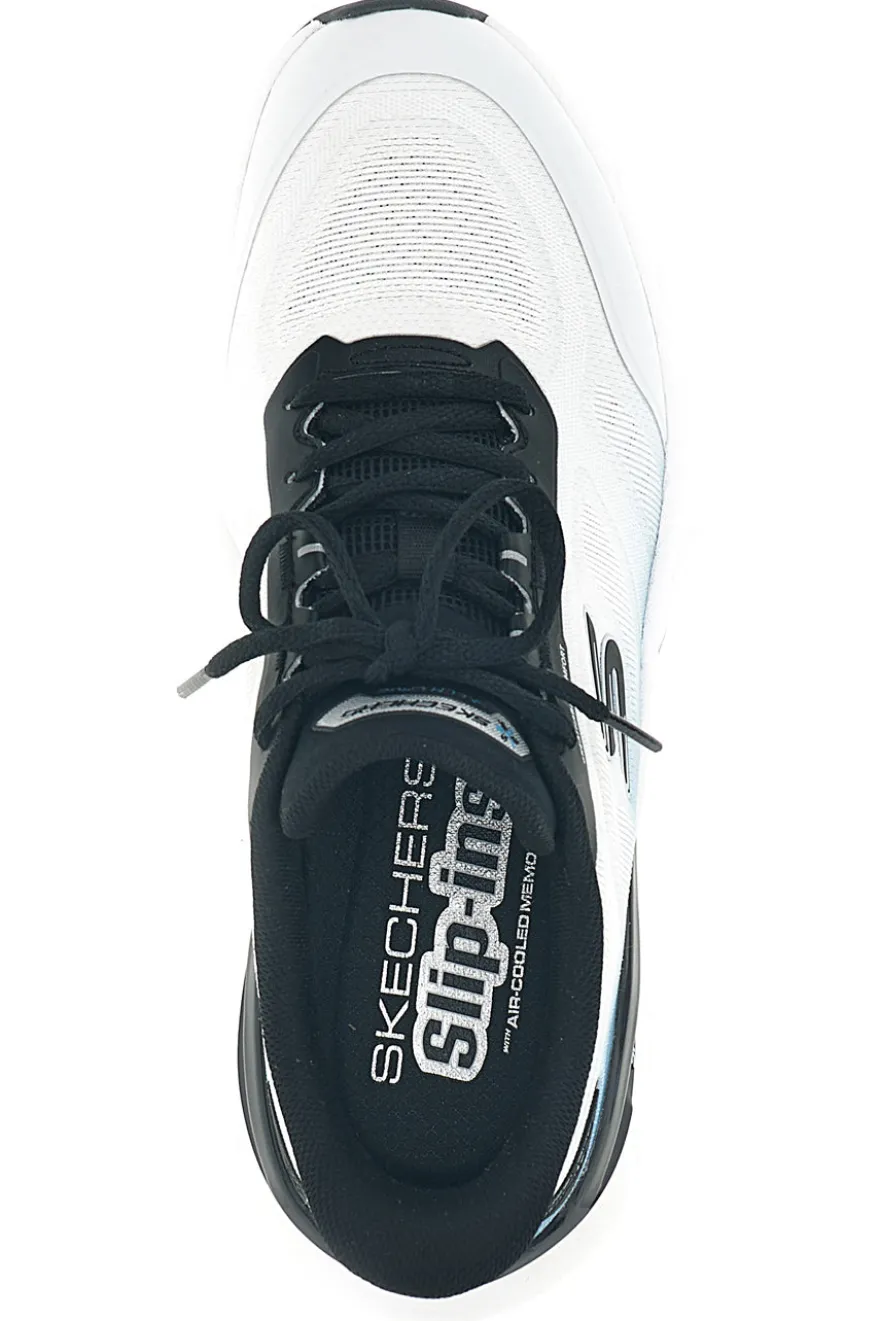 Sneakers bianco Slip Ins in mesh Skechers Skech Cage